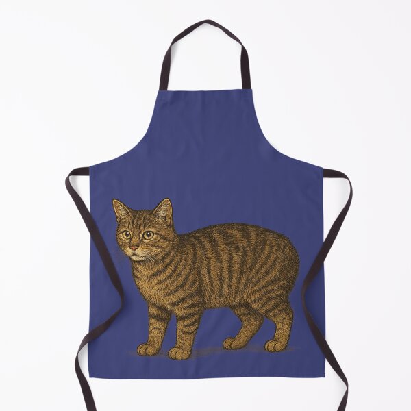 Item preview, Realistic Manx Cat Illustration designed and sold by NoRestDesigns.