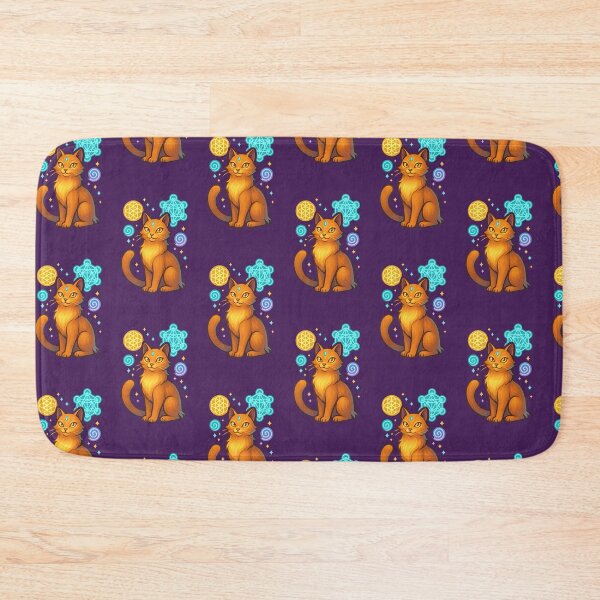 Item preview, Mystical Ginger Cat – Sacred Geometry & Magic designed and sold by WitchPrint.