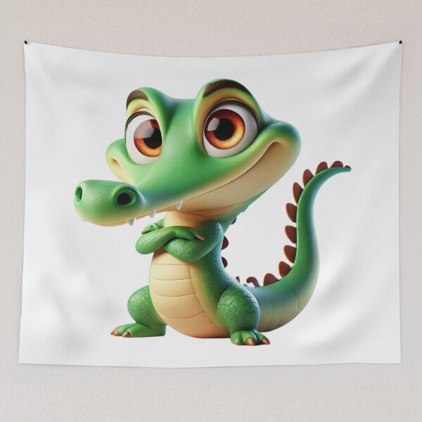 Item preview, Adorable Orinoco Crocodile designed and sold by Sillytoe.