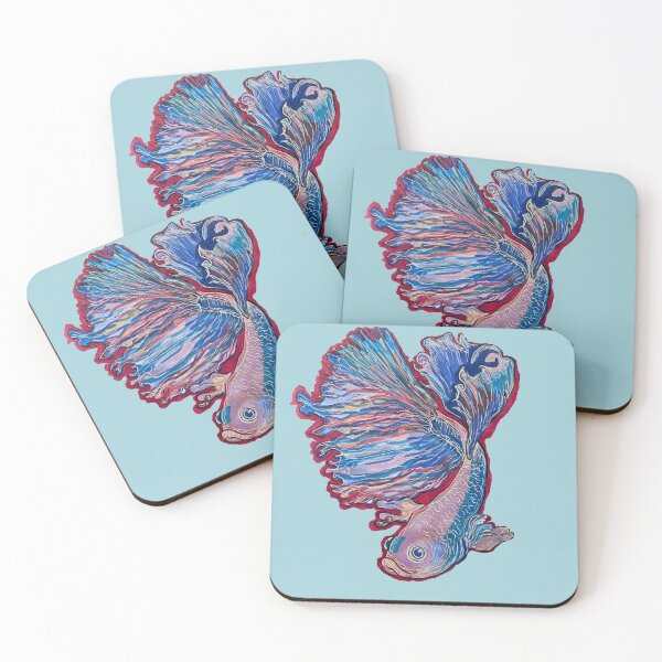 Item preview, Colorful Betta Fish Illustration designed and sold by penelopejade.