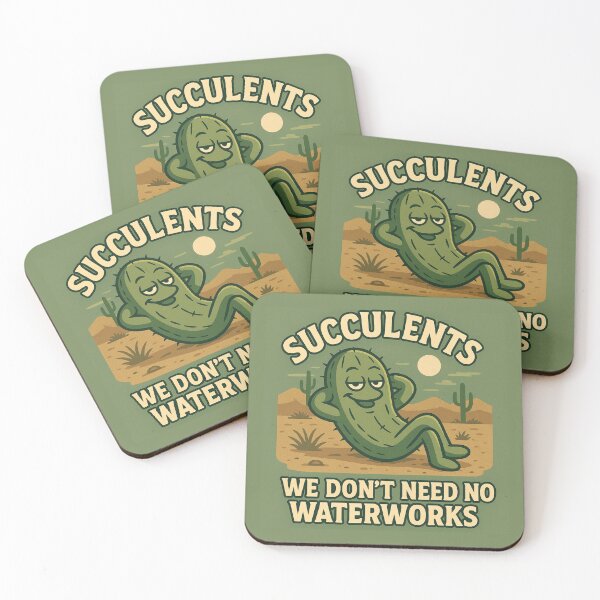 Item preview, Succulents: We Don’t Need No Waterworks designed and sold by ShamblesShirts.