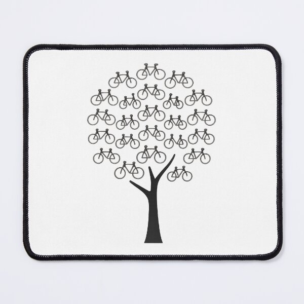 Item preview, Bicycle Tree Minimalist Cycling Nature-Inspired Design designed and sold by inkoutninja.