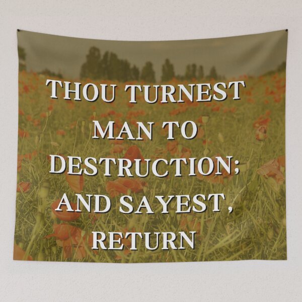 Item preview, Psalm 90:3 designed and sold by Undonemadenew.