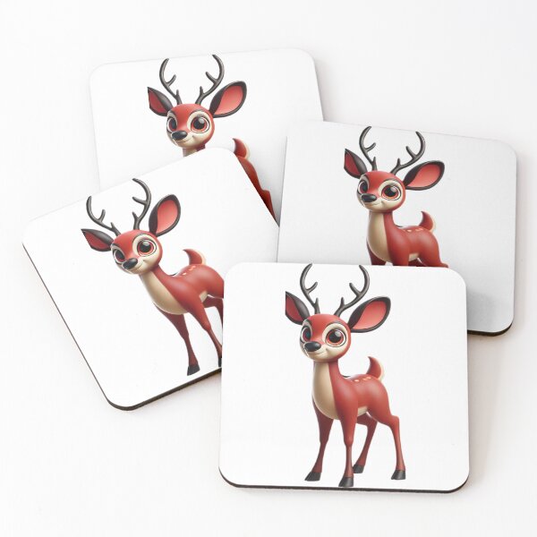 Item preview, Adorable Red Deer designed and sold by Sillytoe.