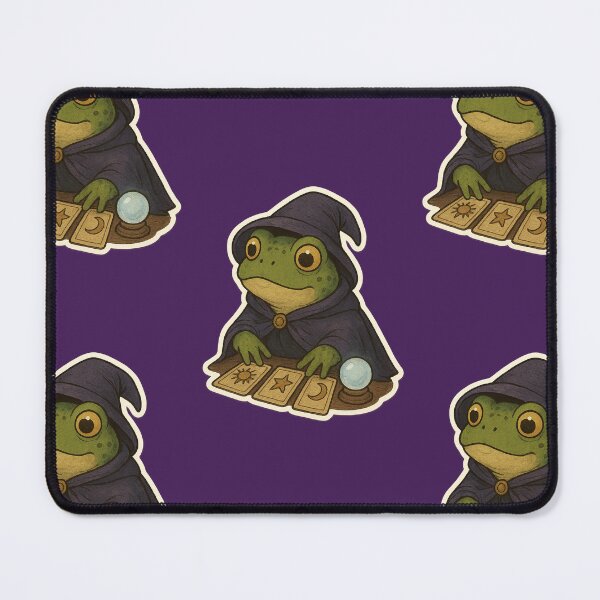 Item preview, Tarot Frog – Magical Frog Reading the Cards designed and sold by WitchPrint.