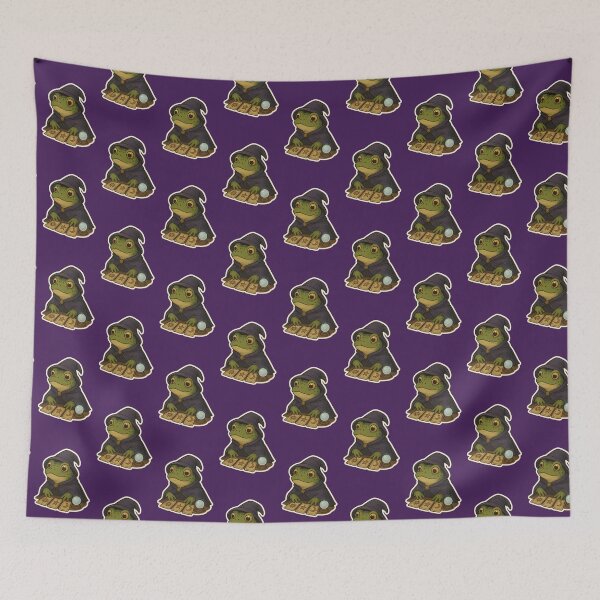 Item preview, Tarot Frog – Magical Frog Reading the Cards designed and sold by WitchPrint.