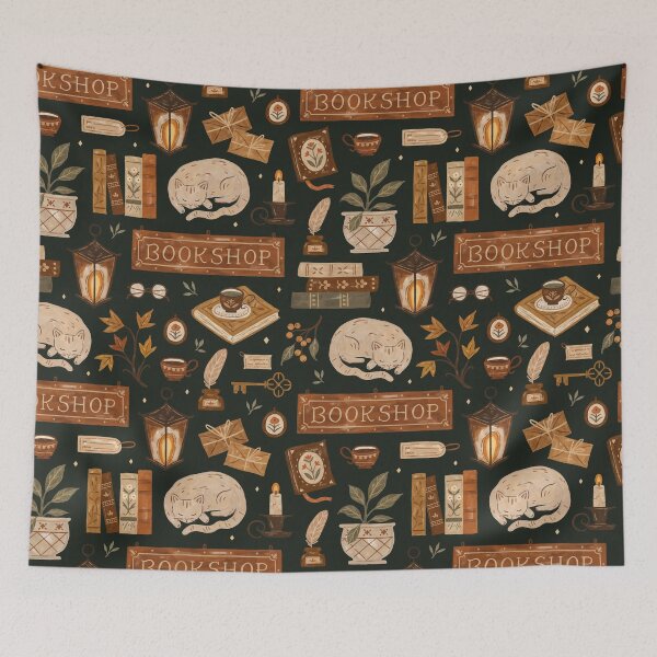 Item preview, The Old Bookshop - Dark Version designed and sold by ohjessmarie.