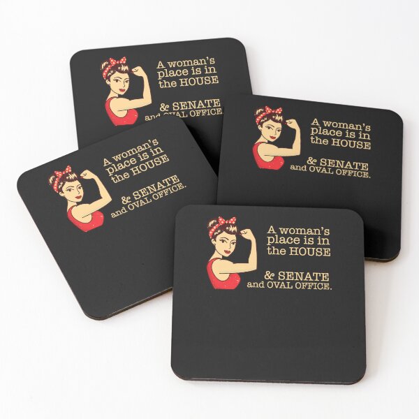 Item preview, A-Woman's-Place-Is-In-The-House-The-Senate--The-Oval-Office---A-Political-Design-For-Feminists designed and sold by AldeSkiles.