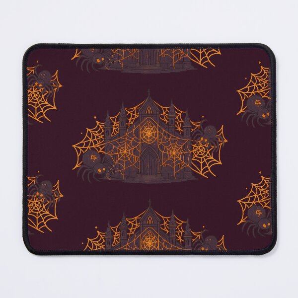 Item preview, Spider Web Castle – Haunted Halloween Design designed and sold by WitchPrint.