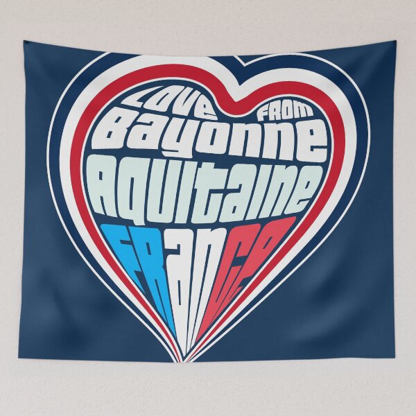 Item preview, Bayonne City of France Doodle Art designed and sold by Witty Shirts.