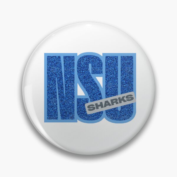 Item preview, NSU Sharks Glitter designed and sold by MelissaCaster.
