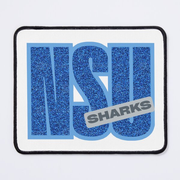 Item preview, NSU Sharks Glitter designed and sold by MelissaCaster.