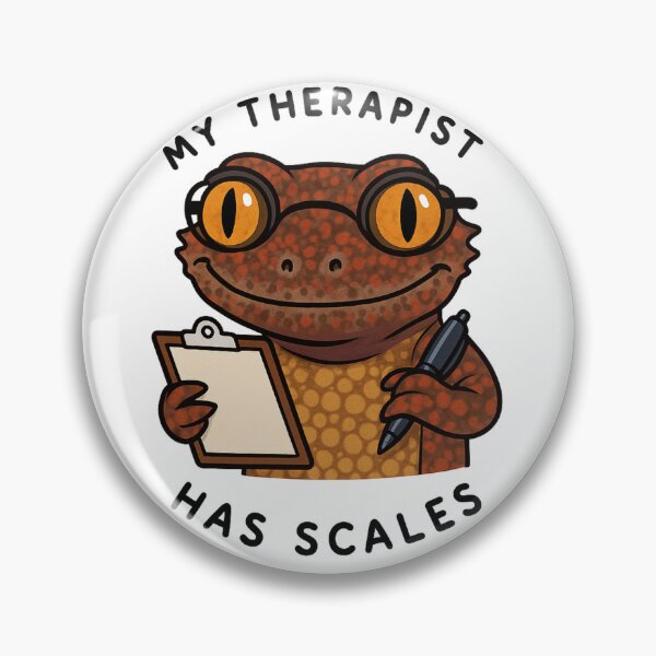 Item preview, My Therapist Has Scales | Gargoyle Gecko Therapist designed and sold by Wander-made Wonders .