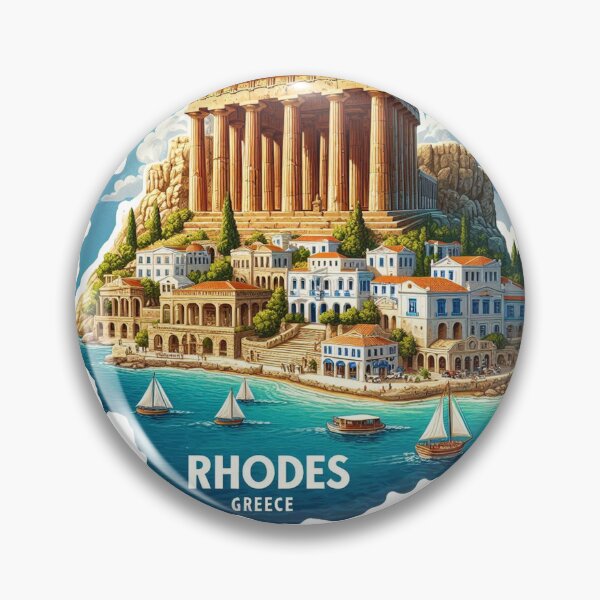 Item preview, Ancient History Rhodes Greece designed and sold by vectcd.