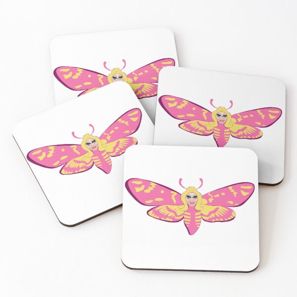 Item preview, Trixie Mothtel - Rosy Maple Moth Edition designed and sold by Uniq1.Arts.