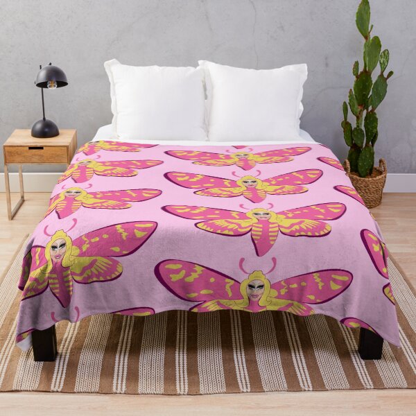 Item preview, Trixie Mothtel - Rosy Maple Moth Edition designed and sold by Uniq1.Arts.