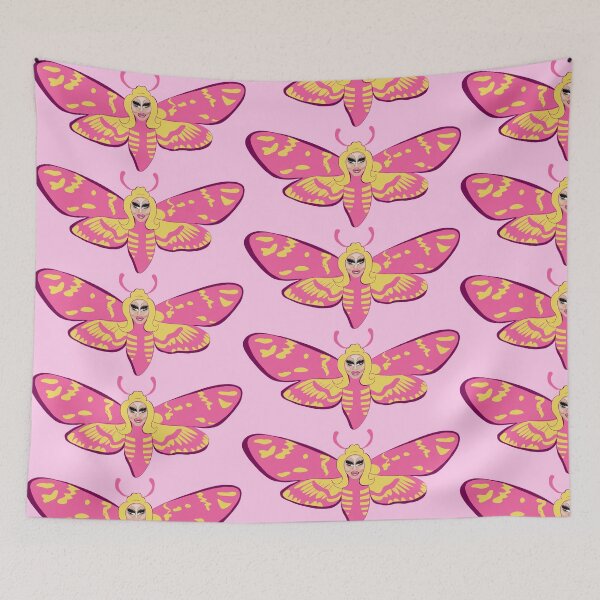 Item preview, Trixie Mothtel - Rosy Maple Moth Edition designed and sold by Uniq1.Arts.