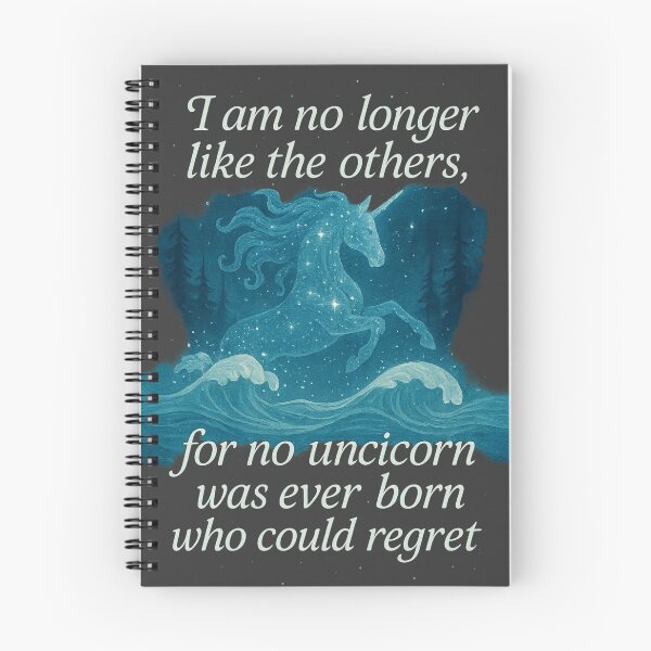 Item preview, I Am No Longer Like the Others – Constellation Unicorn Ocean Design | The Last Unicorn Fan Art designed and sold by Feral Confetti.