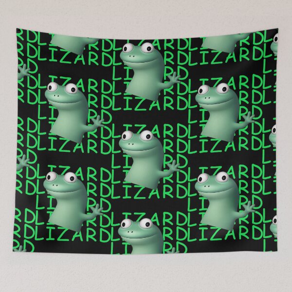 Item preview, Lizard Lizard Lizard – Funny Cartoon Gecko Meme Design designed and sold by DamianRoy88.