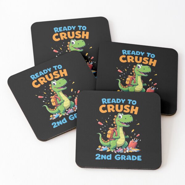Item preview, Ready to Crush 2nd Grade Dinosaur School Design designed and sold by Dazzle-Sizzle.