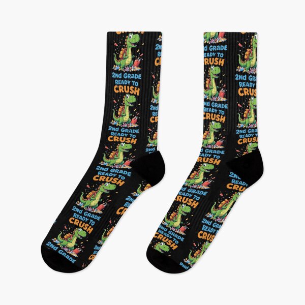 Item preview, Ready to Crush 2nd Grade Dinosaur School Design designed and sold by Dazzle-Sizzle.