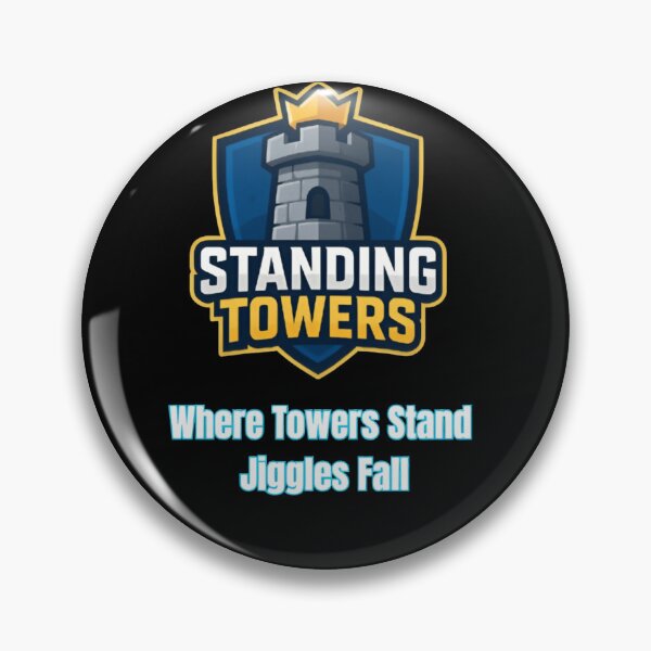 Item preview, Standing Towers "Where Towers Stand Jiggles Fall" designed and sold by ExtraEpicElixir.