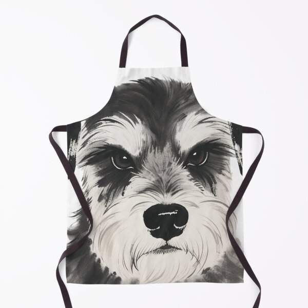 Item preview, Schnauzer Ink Painting Close-up designed and sold by forget45studio.
