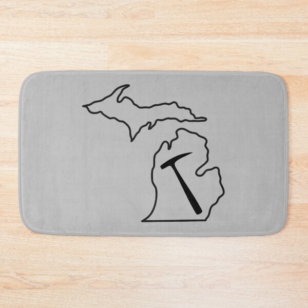 Item preview, Michigan State Geologist Rock Hammer, Rockhounding Geology Gift designed and sold by tumbleweedphoto.