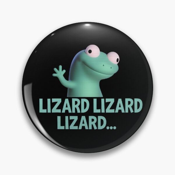 Item preview, Lizard Lizard Lizard – Funny Cartoon Gecko Meme Minimalist Design designed and sold by DamianRoy88.