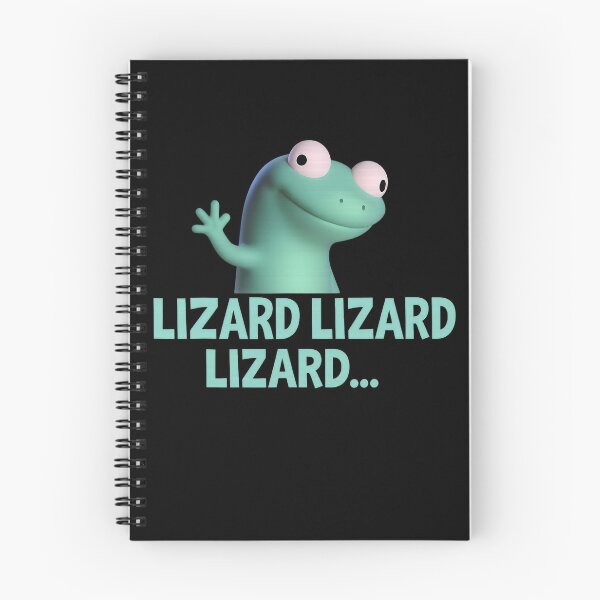Item preview, Lizard Lizard Lizard – Funny Cartoon Gecko Meme Minimalist Design designed and sold by DamianRoy88.