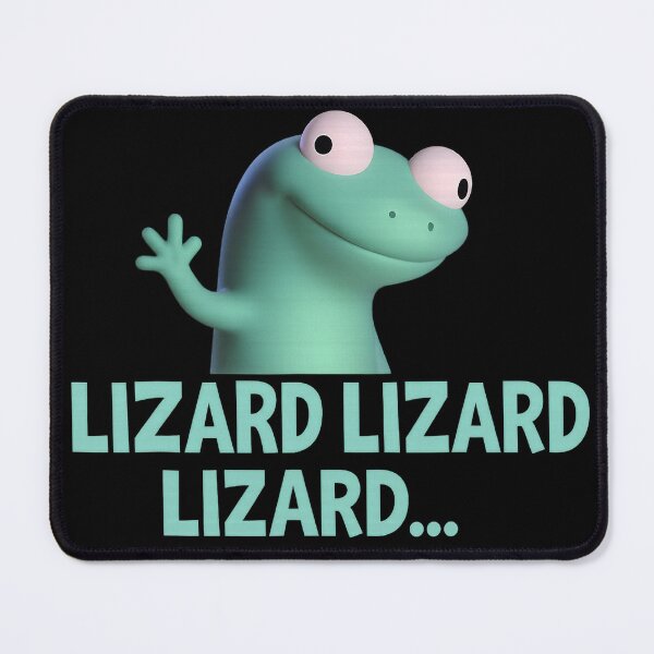 Item preview, Lizard Lizard Lizard – Funny Cartoon Gecko Meme Minimalist Design designed and sold by DamianRoy88.