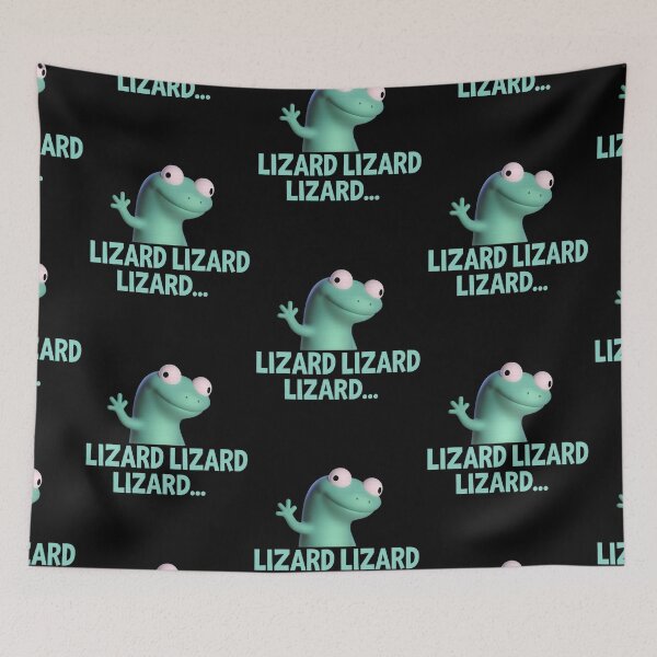 Item preview, Lizard Lizard Lizard – Funny Cartoon Gecko Meme Minimalist Design designed and sold by DamianRoy88.
