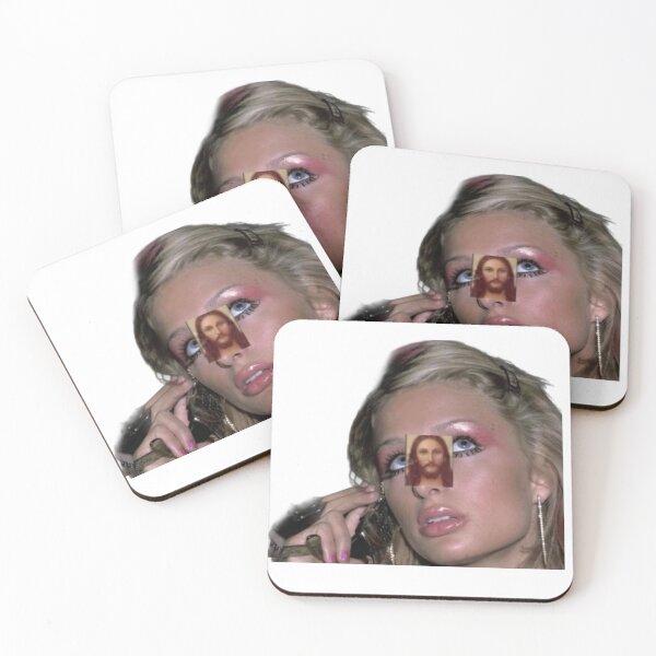 Item preview, Paris Hilton Jesus – Iconic Y2K Pop Culture Mashup Design designed and sold by archangel888.