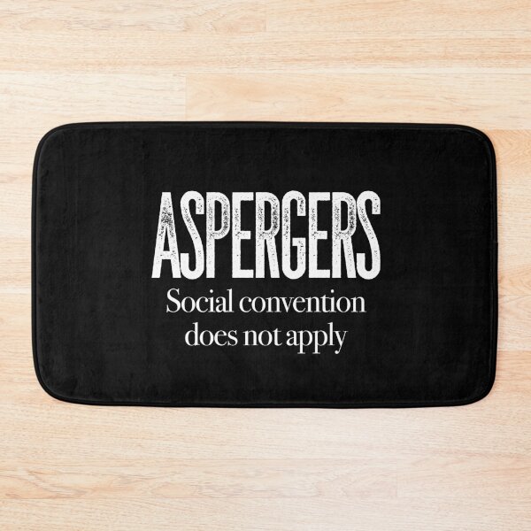 Item preview, ASPERGERS Social convention does not apply | Asperger Syndrome Awareness | Autism Spectrum Disorder | High Functioning | Neurodiversity | Neurodivergent | Neurodiverse designed and sold by MJDezigns.