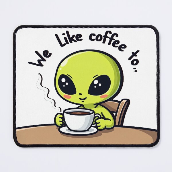 Item preview, Alien Coffee Design - Whimsical Design,Unique Alien-Themed Drinkware designed and sold by designsjmc.