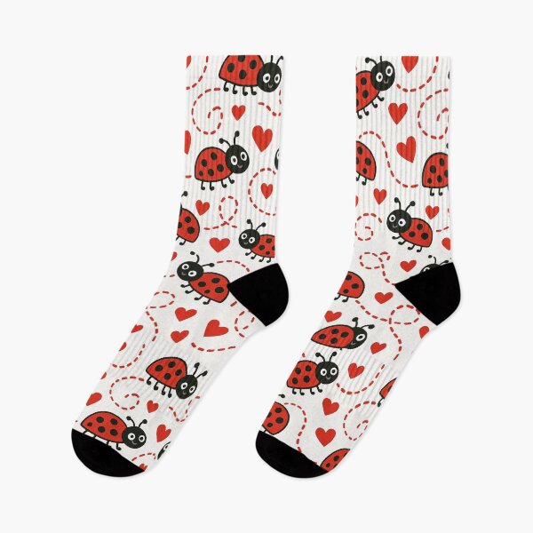 Item preview, Playful Ladybugs and Heart Patterns designed and sold by purplesensation.