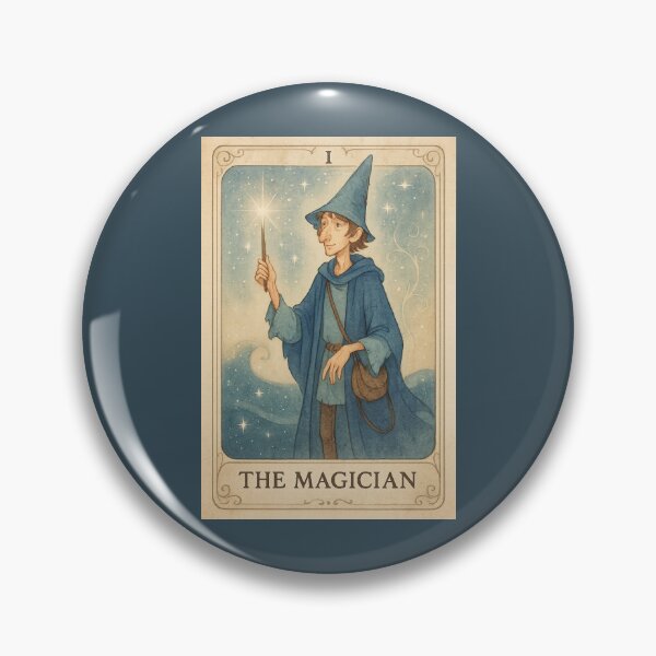 Item preview, Schmendrick the Magician – Ethereal Tarot Card | The Last Unicorn Fan Art designed and sold by Feral Confetti.