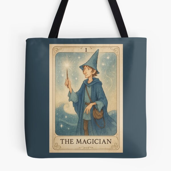 Item preview, Schmendrick the Magician – Ethereal Tarot Card | The Last Unicorn Fan Art designed and sold by Feral Confetti.