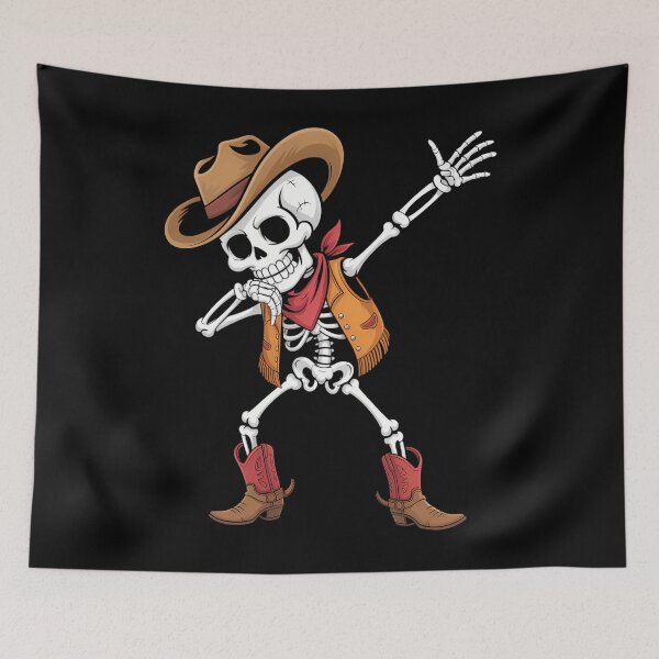 Item preview, Dabbing Skeleton Cowboy Halloween designed and sold by brynatshop.