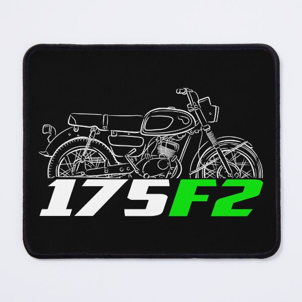 Aperçu de l'œuvre Kawasaki 175 F2 1966-1969 pour motards, Moto créée et vendue par ThrottleArts.