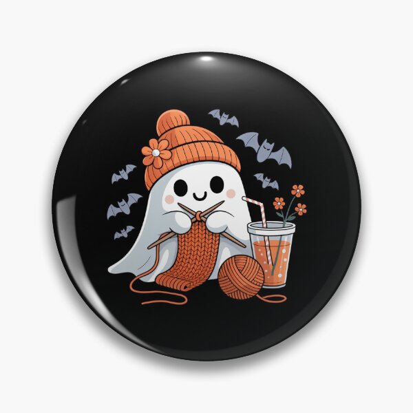 Artikelvorschau, Süße Geister Häkeln Stricken Liebhaber Halloween Kaffee entworfen und verkauft von brynatshop.
