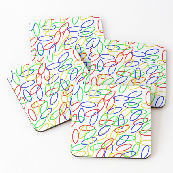 Item preview, ovals and ellipses, ellipses and ovals, white background designed and sold by mntimg.
