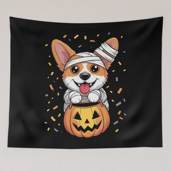Item preview, Cute Halloween Welsh Corgi Mummy Dog Lover designed and sold by brynatshop.