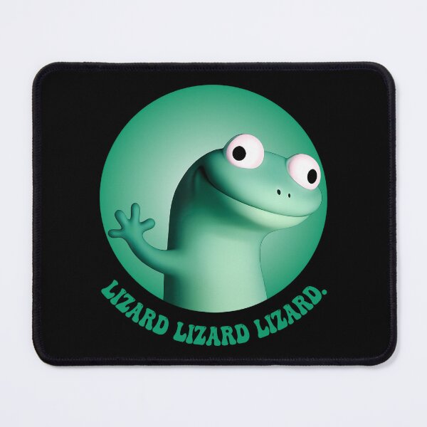 Item preview, Lizard Lizard Lizard – Funny Y2K Cartoon Gecko Meme Design designed and sold by DamianRoy88.