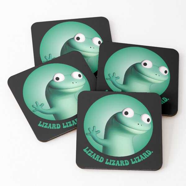 Item preview, Lizard Lizard Lizard – Funny Y2K Cartoon Gecko Meme Design designed and sold by DamianRoy88.