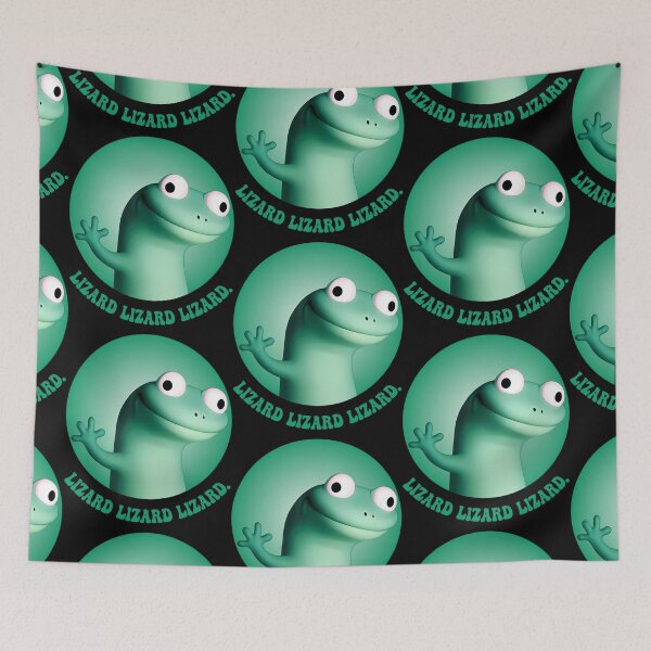 Item preview, Lizard Lizard Lizard – Funny Y2K Cartoon Gecko Meme Design designed and sold by DamianRoy88.