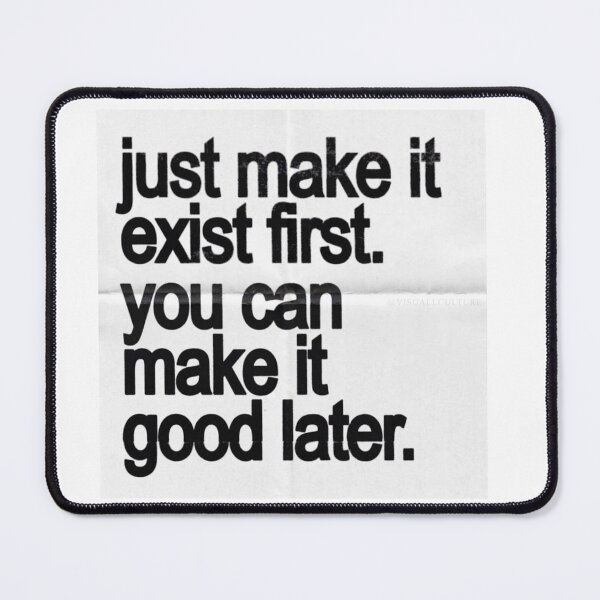 Item preview, Just Make It First – Motivational Quote Design for Creatives & Go-Getters designed and sold by archangel888.