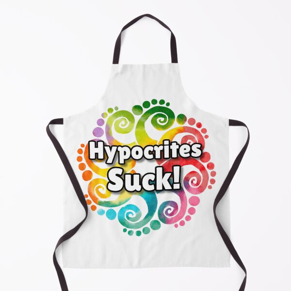 Item preview, Colorful Mandala Watercolor Hypocrites Suck Design designed and sold by WillandWent.