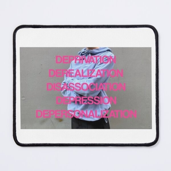 Item preview, Deprivation Derealisation – Mental Health & Abstract Indie Design designed and sold by archangel888.