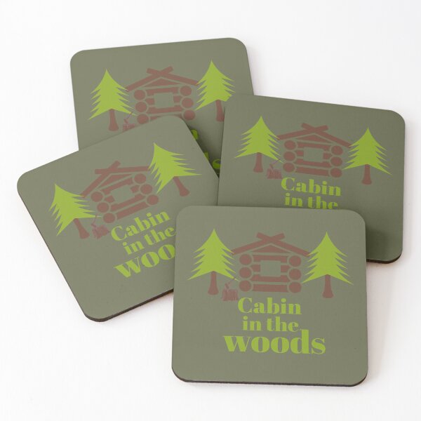 Item preview, Cabin in the Woods — Rustic Cabin, Trees & Axe Design designed and sold by Novel Works Studio.